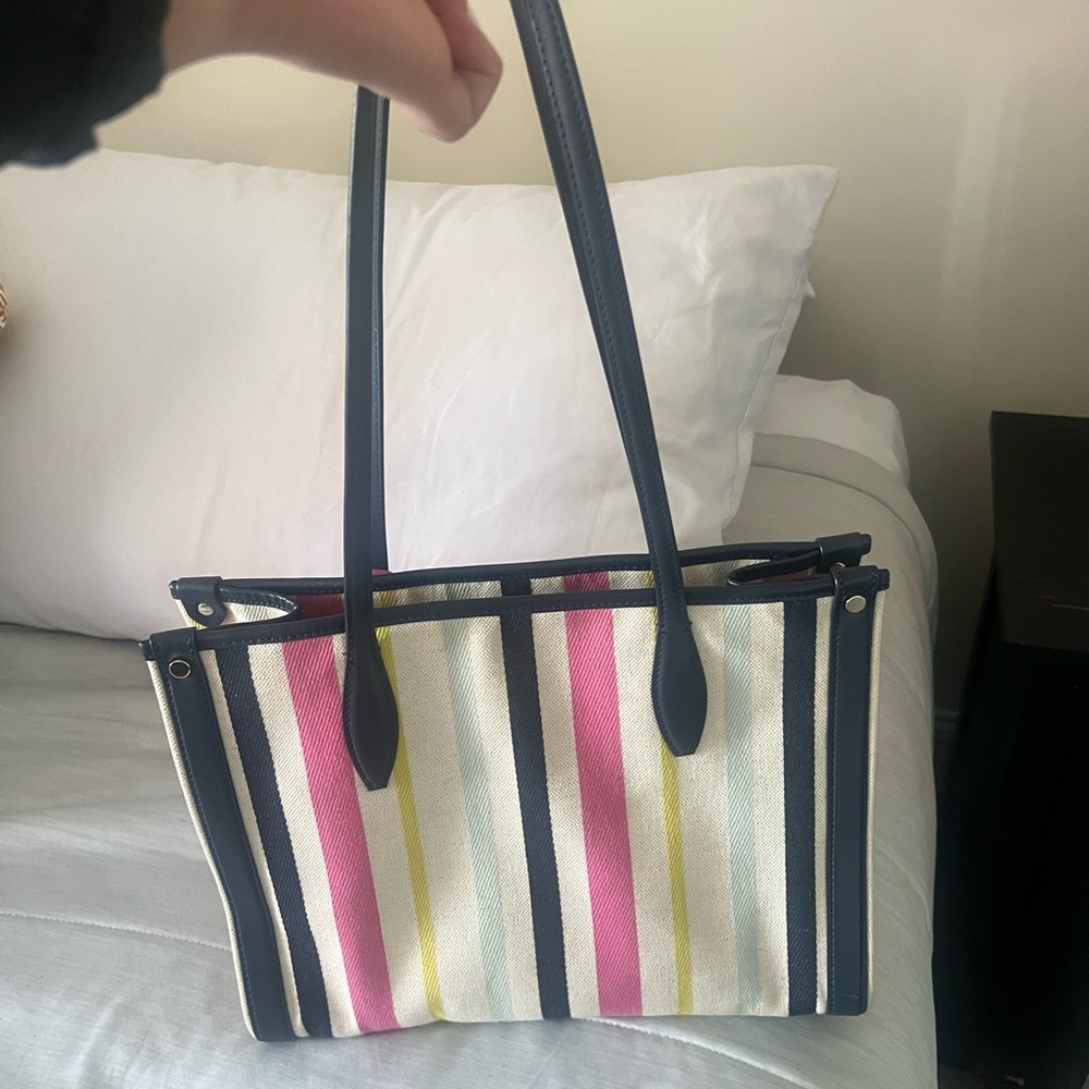 Kate Spade Striped Multicolor Tote Bag - Picture 3 of 8